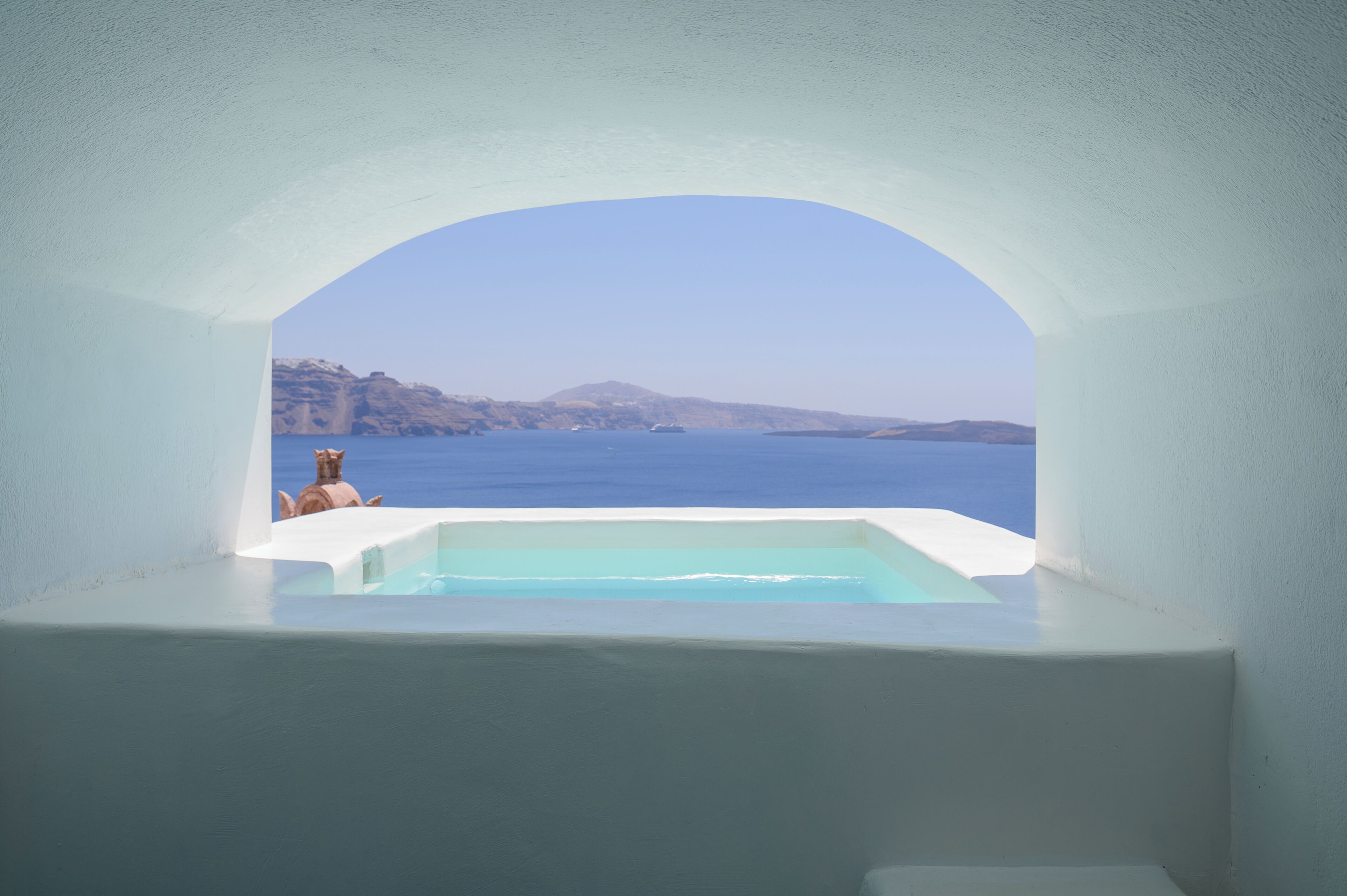 Gateway Sophia with Caldera Oia View | 露台