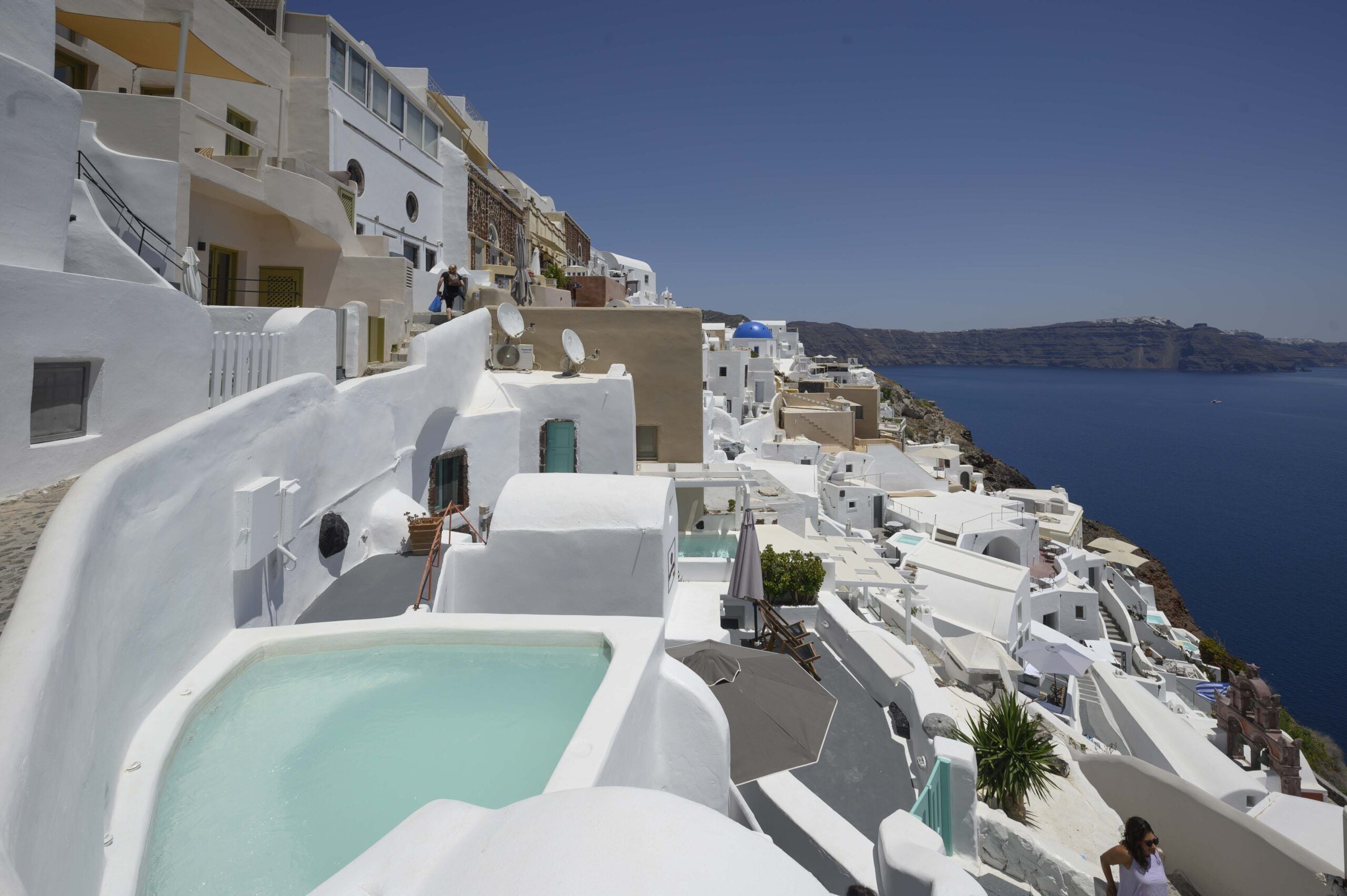 SophOia 2 Cave Suite with Outdoor Plunge Pool & Caldera View | Terrace/patio