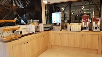 Daily buffet breakfast (EUR 15 per person)