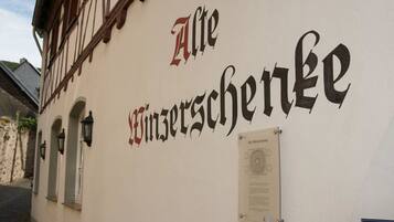 Overnatningsstedets facade