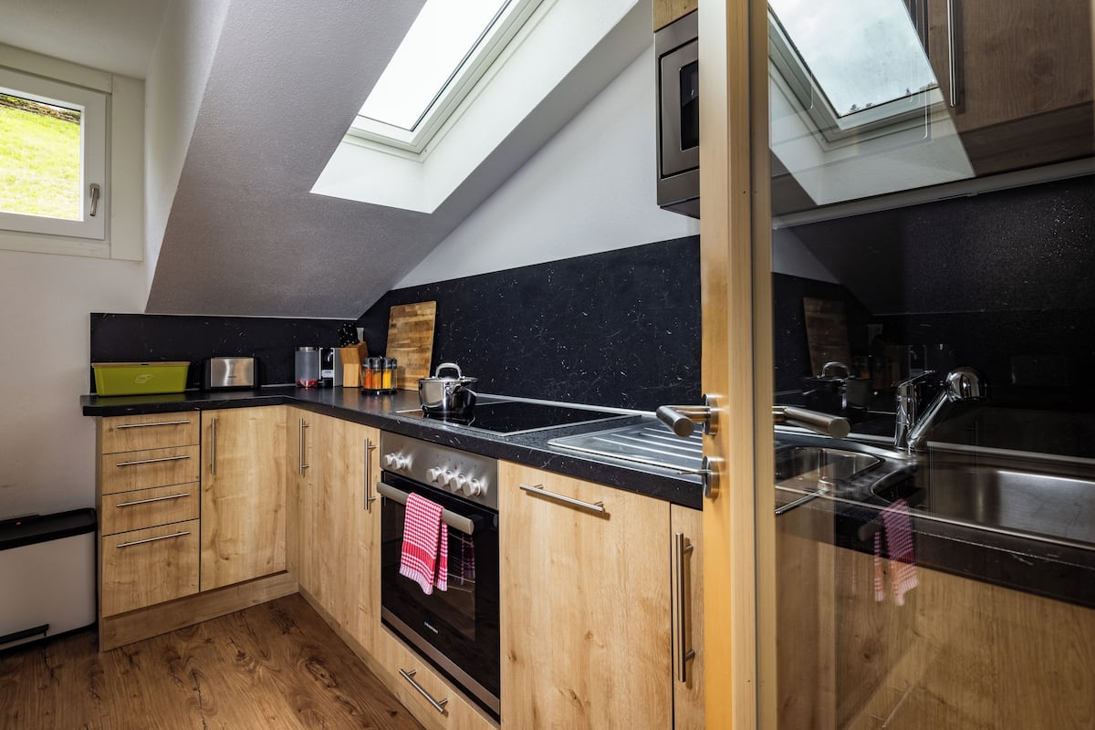 luxury apartment, balcony | private kitchen