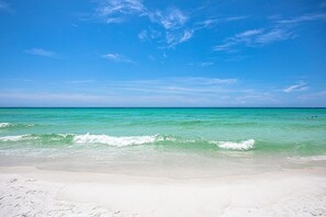 On the beach