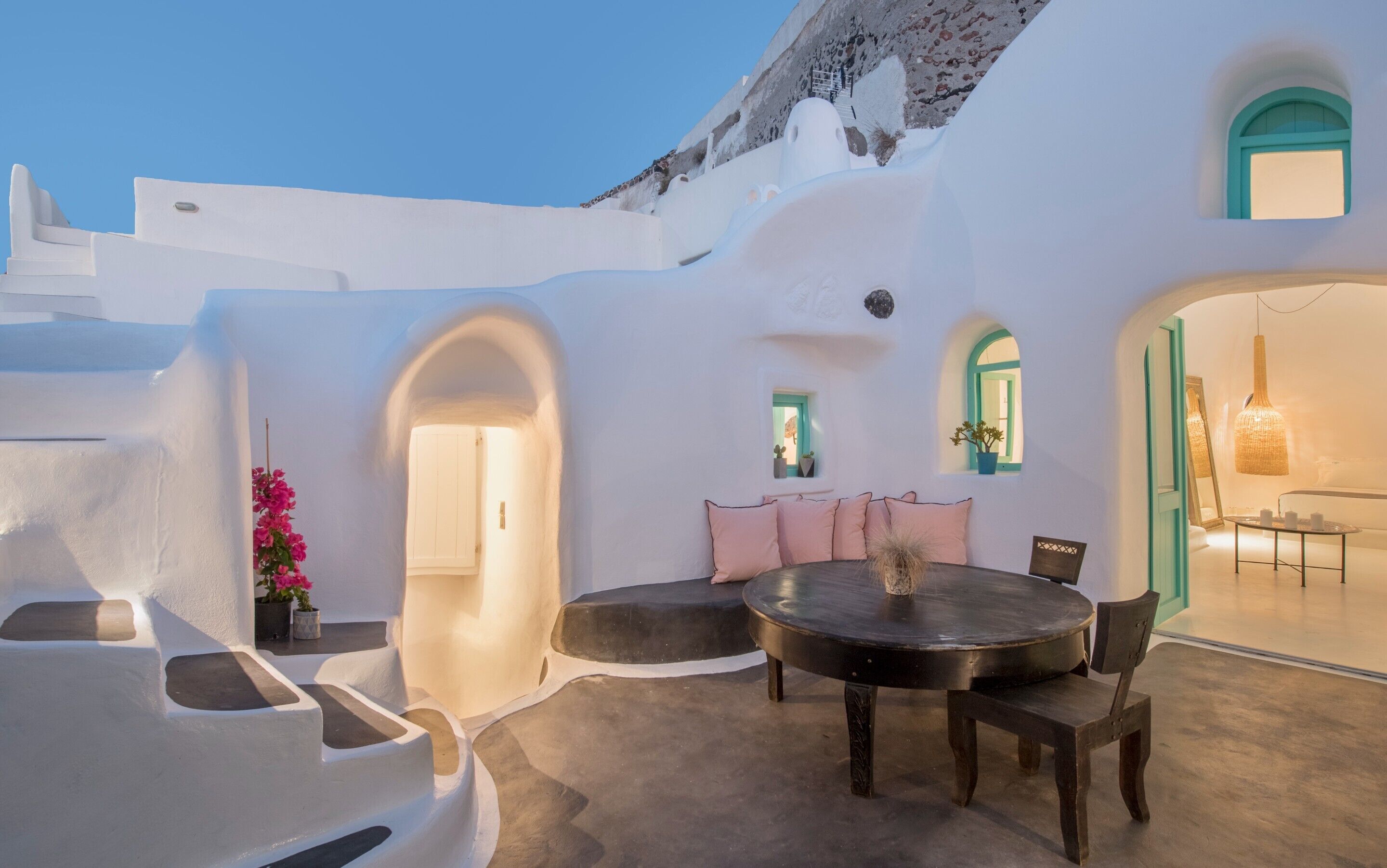 Two Bedroom Villa with Private Indoor Cave Pool | Terraço/pátio