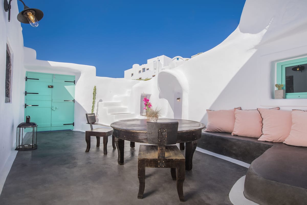 Two Bedroom Villa with Private Indoor Cave Pool | Terrace/patio