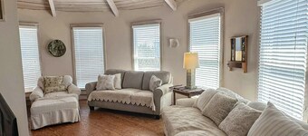 Moondance:  Comfortable, true relaxation, soothing colors and décor.