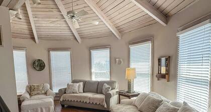 Moondance: Comfortable, true relaxation, soothing colors and décor.