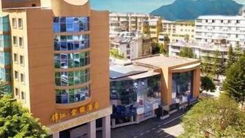 Façana frontal de l'allotjament