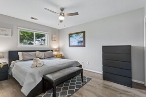 2 habitaciones, escritorio, wifi gratis y ropa de cama 