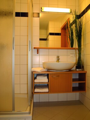 Shower, hair dryer, towels - Tunzendorferwirt (Michaelerberg-Pruggern)