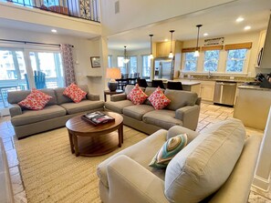 Televisio, takka, DVD-soitin