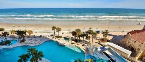 Indoor pool, outdoor pool