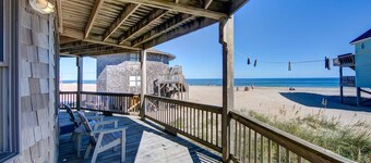 Beach Break Cottage- Excellent Ocean Views- Steps to Beach- Community Pool