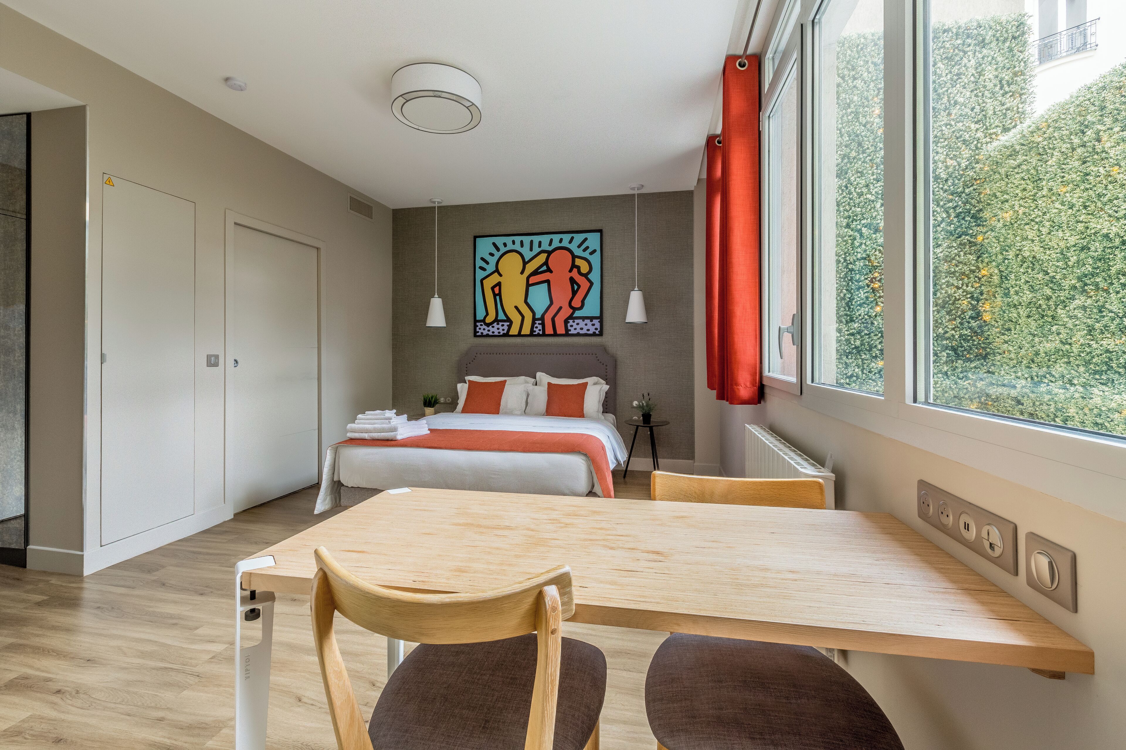 studio, ensuite (spacieux 1) | 1 bedroom, premium bedding, memory-foam beds, individually decorated