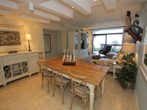 TV - Gulf-Front Luxury: 2BR Beachplace Condo on Longboat Key Unit 9-103 by RVA (Longboat Key)