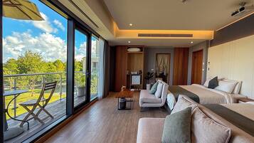1 bedroom, premium bedding, memory foam beds, individually decorated