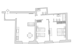 Appartement Confort, 2 chambres | Plan d’étage
