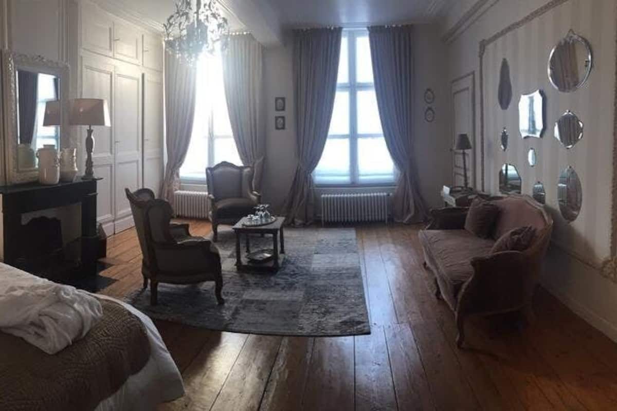 Double Room (La Rempart) | Premium bedding, pillow-top beds, individually decorated