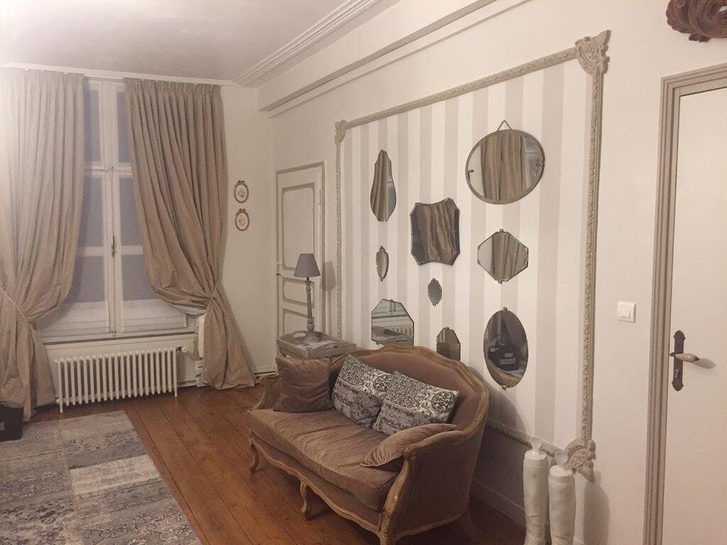 Double Room (La Rempart) | Living area | Flat-screen TV