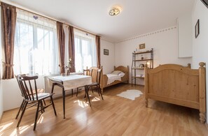 Family Quadruple Room, 2 Bedrooms | Minibar, blackout curtains, free WiFi, bed sheets - Pension Fialka (Cesky Krumlov)