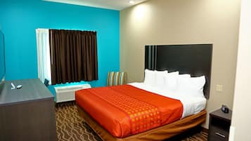 Iron/ironing board, free cribs/infant beds, free WiFi
