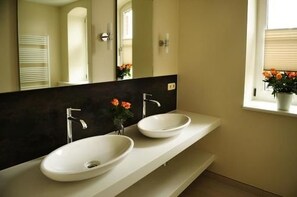 Executive Double Room | Bathroom | Shower, free toiletries, towels