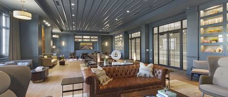 Sala de estar en el lobby