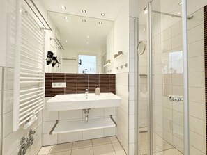 Een douche, een haardroger