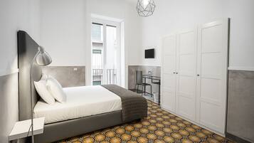 Kamar Double atau Twin Deluks | Brankas, meja kerja, Wi-Fi gratis, dan seprai linen