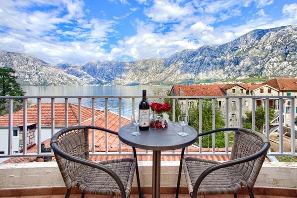 Blick von der Unterkunft