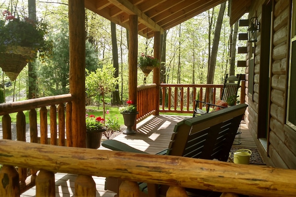 front porch in the springtime!