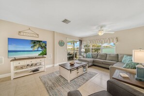Smart TV - Family Friendly Beach Home with Large Heated Pool (Fort Myers Beach)