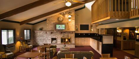 Coin salon dans le hall