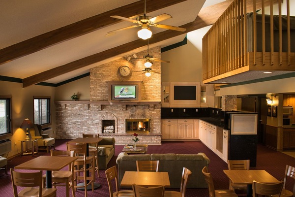 Siddeområde i lobbyen