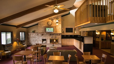 Sala de estar en el lobby