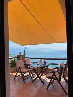 Terrace/patio - Panorama beach (Chrani)
