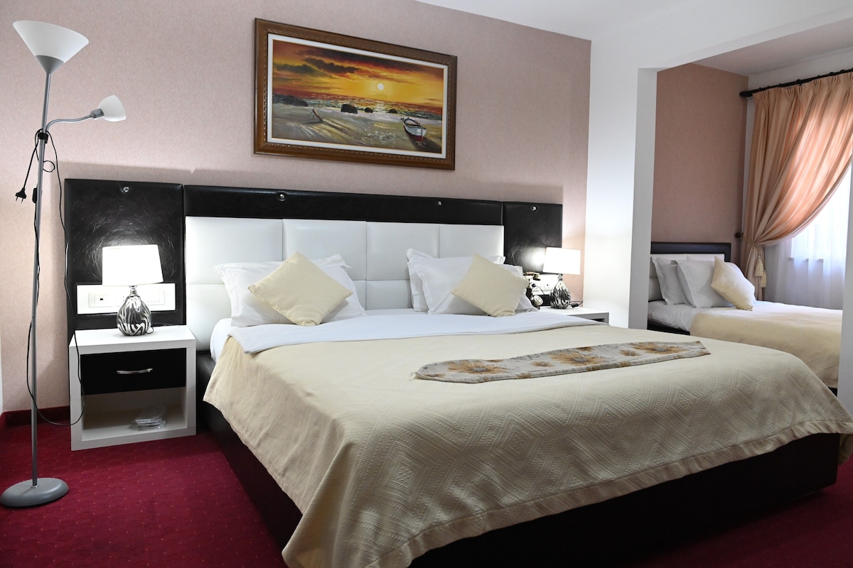 Premium bedding, minibar, in-room safe, desk