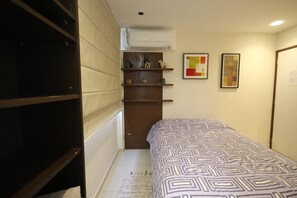 1 quarto, frigobar, Wi-Fi de cortesia, roupa de cama