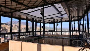 Uitzicht vanuit accommodatie