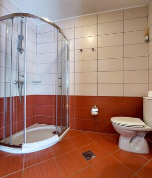 Standard Double Room | Bathroom | Shower, free toiletries, hair dryer, towels - Guesthouse Lower Lakes (Plitvicka Jezera)