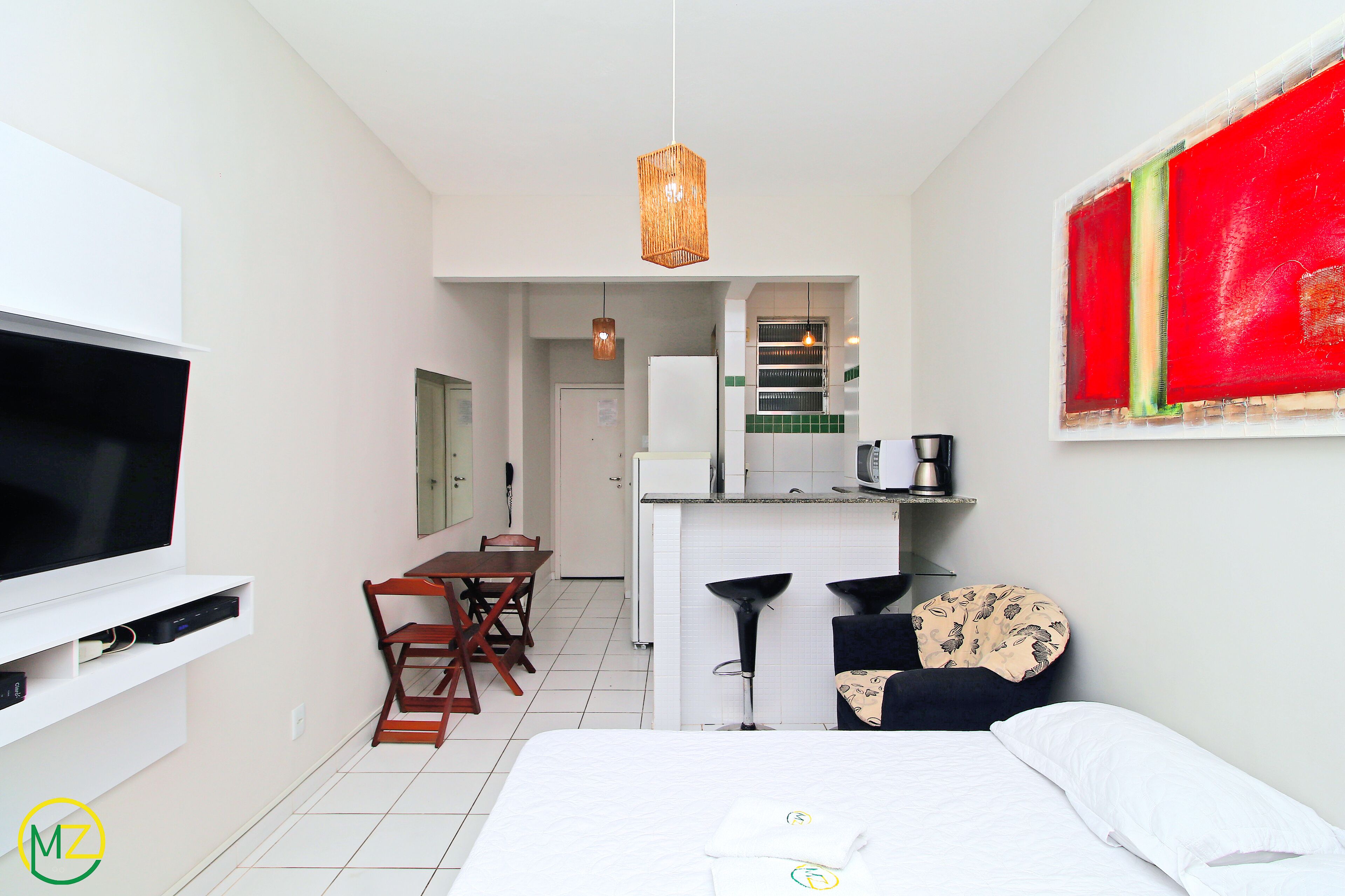 Apartamento | Ferros/tábuas de passar roupa, Wi-Fi de cortesia, roupa de cama