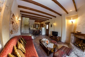 Villa, 2 Bedrooms | Living area | Flat-screen TV - Sokraki Villas (Corfu)