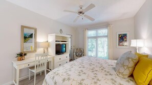 4 bedrooms, iron/ironing board, internet, bed sheets - Beautiful lagoon views, new living room furniture, steps from the beach! (Hilton Head)