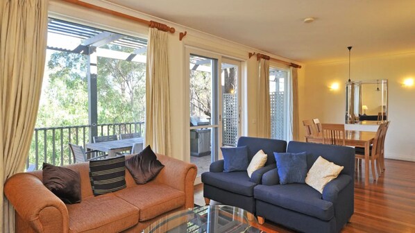 TV, peis og DVD-spiller