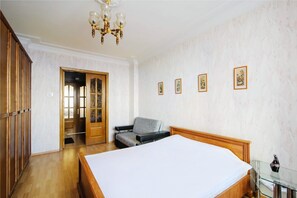 Kamar Ekonomi, 1 kamar tidur | Setrika/meja setrika, Wi-Fi gratis, dan seprai linen