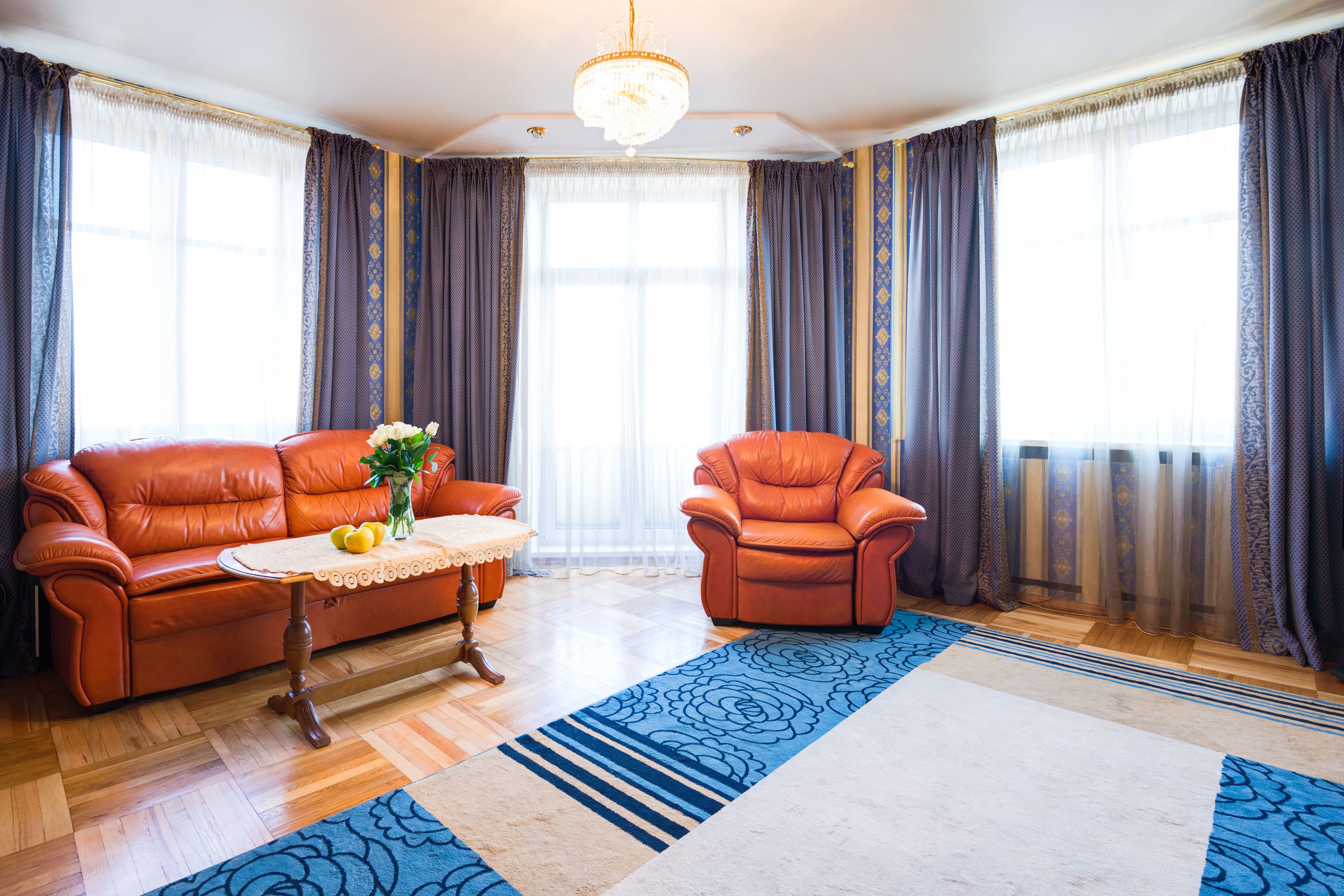 Basic-Apartment, 2 Schlafzimmer | Wohnbereich