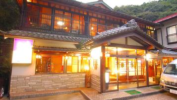 Front of property – evening/night