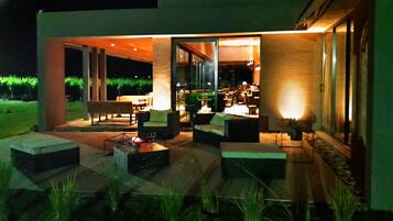 Front of property - evening/night