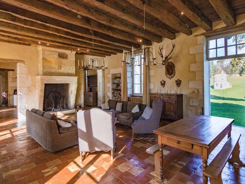 Manoir en Aquitaine avec piscine privée