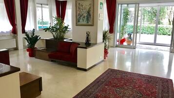 Sala de estar en el lobby