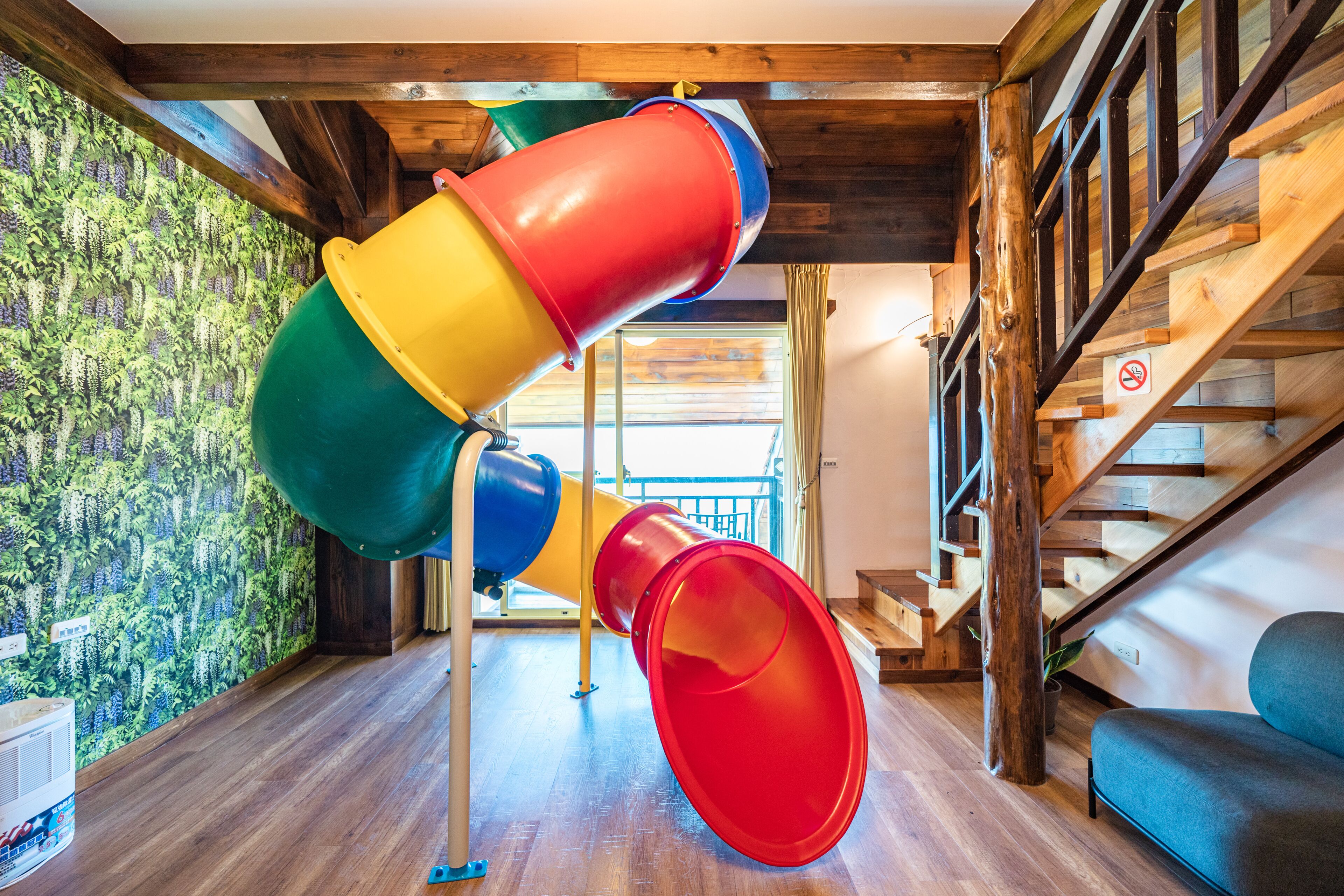 family room, mezzanine | desk, blackout curtains, soundproofing, bed sheets